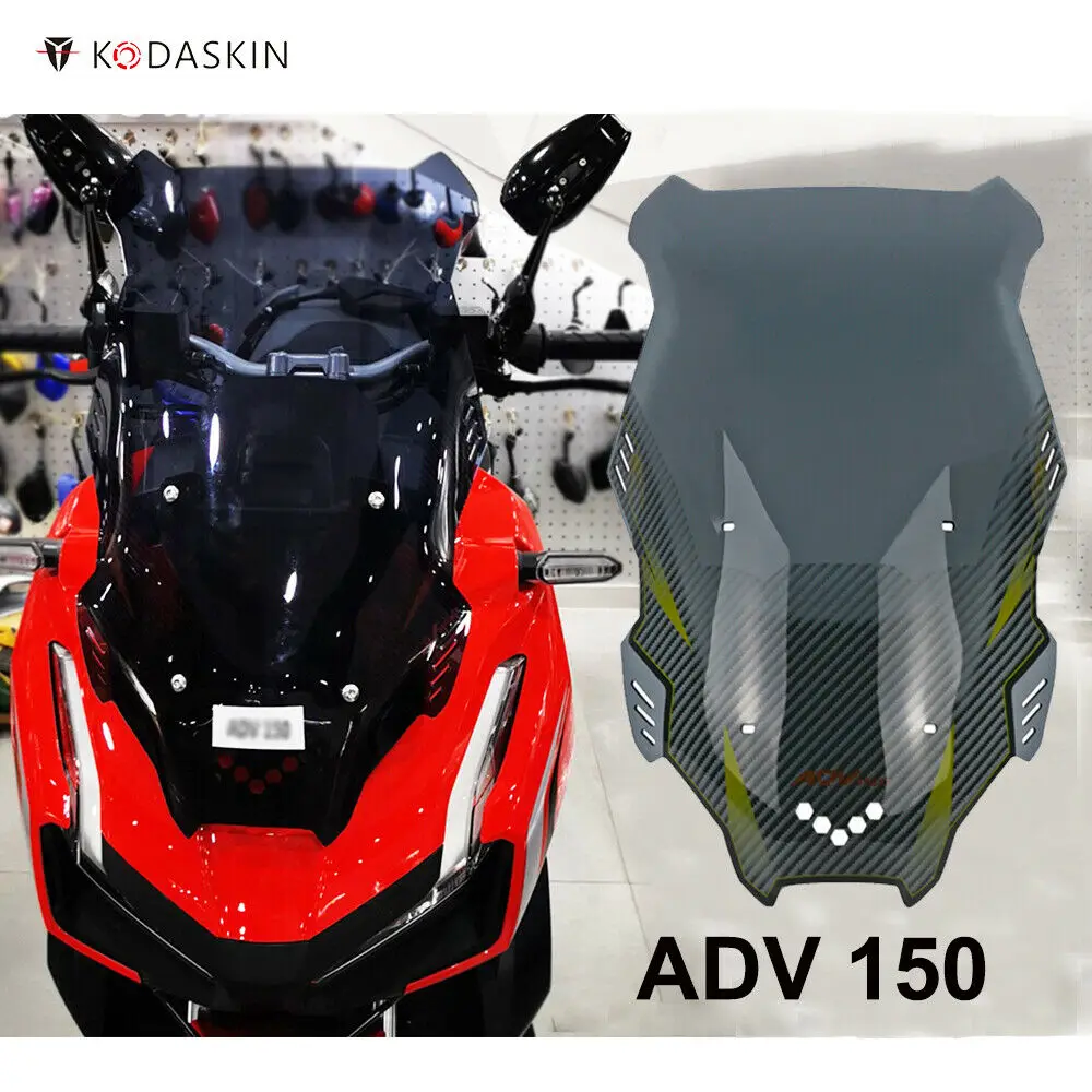 Kodaskin Motorcycle Windshield WindScreen Wind Shield Screens Deflectors Accessories For ADV150 adv 150 2019 2020
Kodaskin Motorcycle Windshield WindScreen Wind Shield Screens Deflectors Accessories For ADV150 adv 150 2019 2020