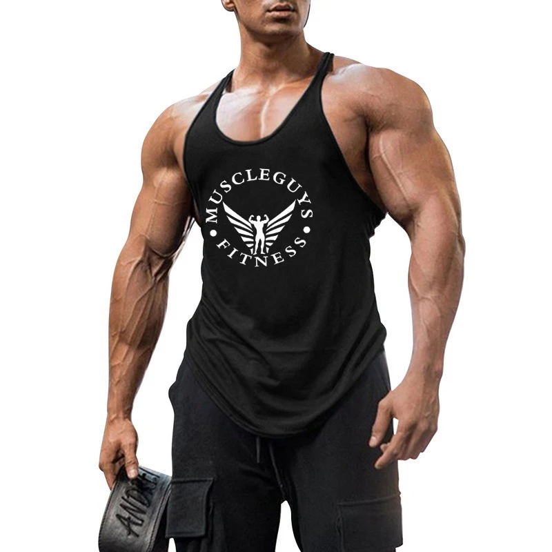 Bodybuilding Stringer Tank Top Men Cotton Gym Sleeveless T-shirt Men Fitness Vest Muscle Singlets Sportswear Workout tanktop
Bodybuilding Stringer Tank Top Men Cotton Gym Sleeveless T-shirt Men Fitness Vest Muscle Singlets Sportswear Workout tanktop