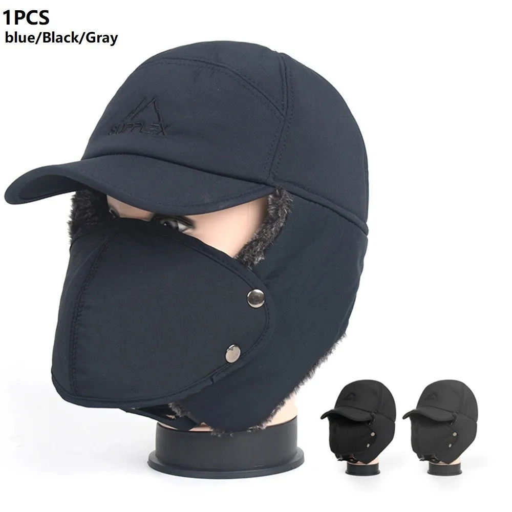 Winter Warm Windproof Hat Men Women Ear Flap Cap Ski Cold Anti-snow Sports Goods Casual Fashion Sports Cotton Made Warm Hats
Winter Warm Windproof Hat Men Women Ear Flap Cap Ski Cold Anti-snow Sports Goods Casual Fashion Sports Cotton Made Warm Hats