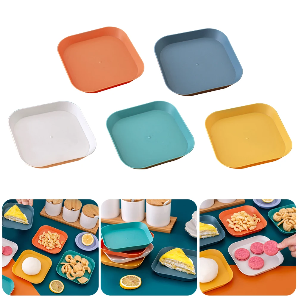 Dinner Plates Serving Dishes Square Plate Children's Plate for Household Dinnerware Salad Snack Pasta Kitchen Plates Supplies
Dinner Plates Serving Dishes Square Plate Children's Plate for Household Dinnerware Salad Snack Pasta Kitchen Plates Supplies