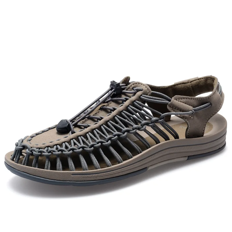 Summer New Men's Sandals Beach Shoes Hand-woven Tide Breathable Casual Beach Shoes Comfortable Soft Sole Outdoor Men's Sandals
Summer New Men's Sandals Beach Shoes Hand-woven Tide Breathable Casual Beach Shoes Comfortable Soft Sole Outdoor Men's Sandals