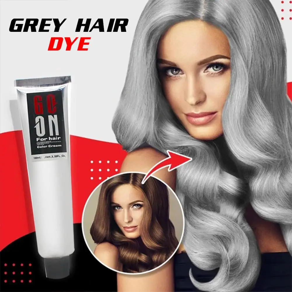 Gray Hair Dye Cream Punk Style Nature Permanent Light Grey Silver Nourishing Hair Dye Color Cream Cosmetic Unisex Hair Dye
Gray Hair Dye Cream Punk Style Nature Permanent Light Grey Silver Nourishing Hair Dye Color Cream Cosmetic Unisex Hair Dye