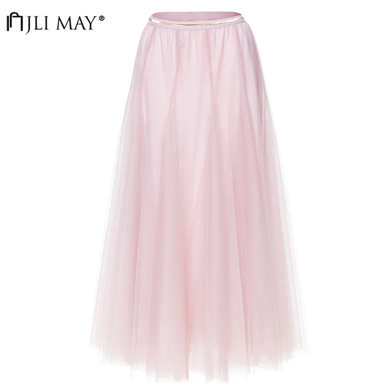 JLI MAY Pleated Mesh Skirt Summer Elegant Slim Solid Empire Loose A-Line Sashes Sweet Women Long Skirts
JLI MAY Pleated Mesh Skirt Summer Elegant Slim Solid Empire Loose A-Line Sashes Sweet Women Long Skirts