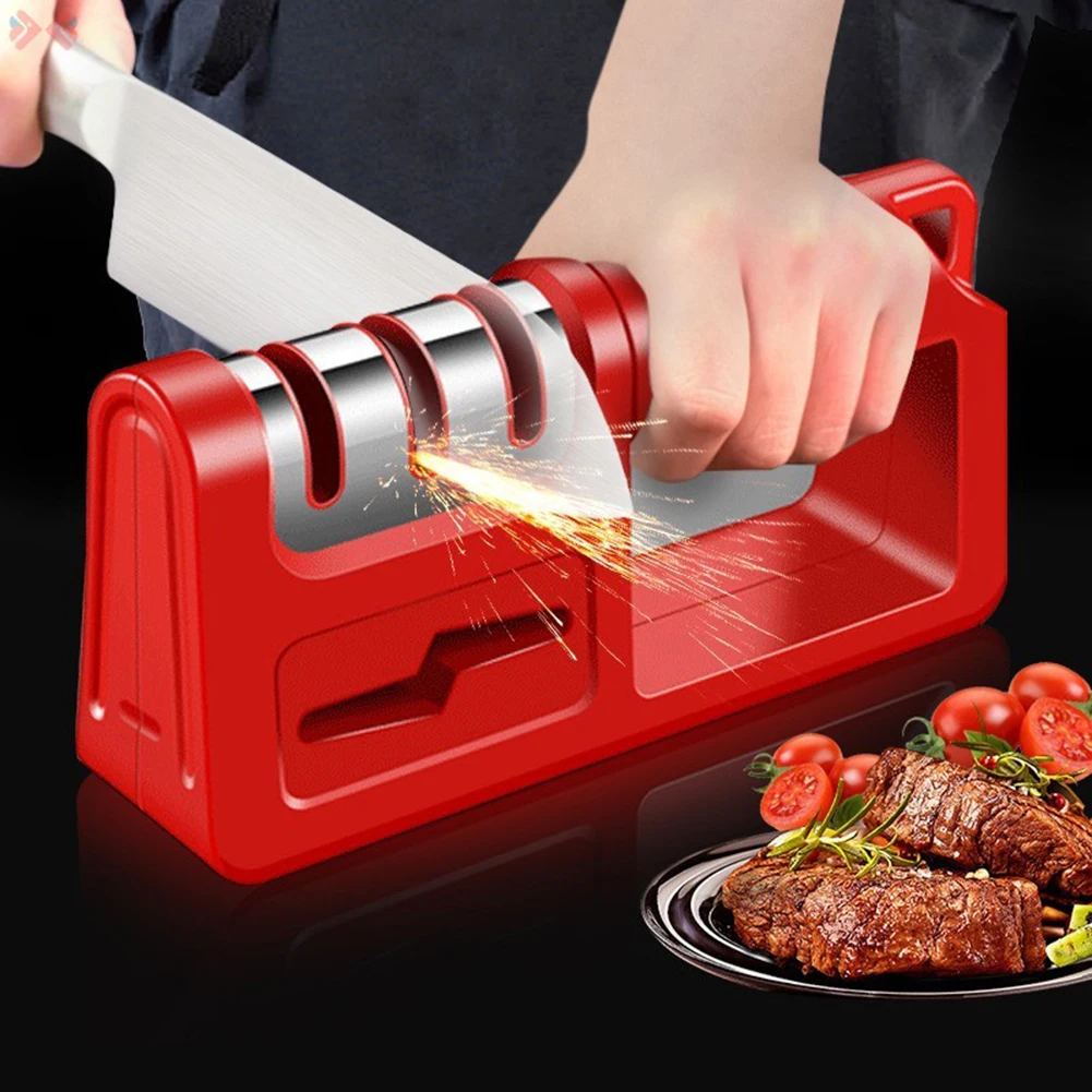 Sharpener Manual Kitchen Knife Tool Multi Function Sharpening Stone Diamond Hand Held Knife Scissors for All Knives
Sharpener Manual Kitchen Knife Tool Multi Function Sharpening Stone Diamond Hand Held Knife Scissors for All Knives