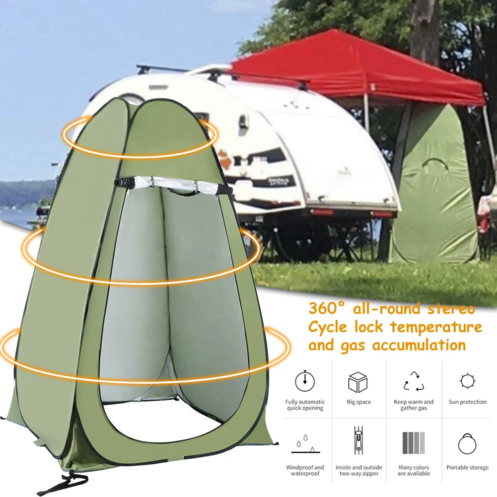 Portable Privacy Tent Pop Up Shower Changing Room Tent Camp Shower Toilet Waterproof Rain Shelter Foldable with Carrying Bag
Portable Privacy Tent Pop Up Shower Changing Room Tent Camp Shower Toilet Waterproof Rain Shelter Foldable with Carrying Bag