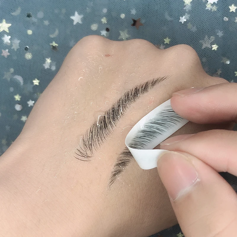 Makeup Waterproof Eyebrow Tattoo Sticker Long Lasting Natural Fake Eyebrow Stickers Cosmetics
Makeup Waterproof Eyebrow Tattoo Sticker Long Lasting Natural Fake Eyebrow Stickers Cosmetics