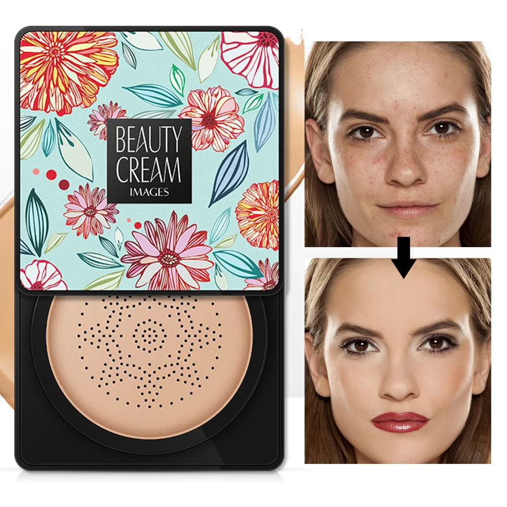 1Pcs BB Air Cushion Foundation Mushroom Head CC Cream Concealer Whitening Makeup Cosmetic Waterproof Brighten Face Base Tone
1Pcs BB Air Cushion Foundation Mushroom Head CC Cream Concealer Whitening Makeup Cosmetic Waterproof Brighten Face Base Tone