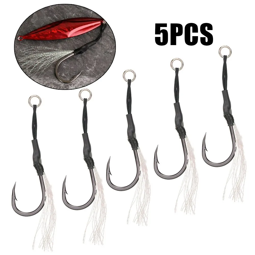 5pcs Colored Wire Iron Plate Hook Tie Rope Single Hook With Barbed Fish Hook Fixture Tail Auxiliary Hook Short With Spoon
5pcs Colored Wire Iron Plate Hook Tie Rope Single Hook With Barbed Fish Hook Fixture Tail Auxiliary Hook Short With Spoon