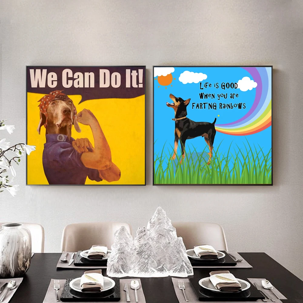 Wall Art Fashion Animals Canvas Painting Posters and Prints Pop Art Pet Dogs Pictures for Living Room Cuadros Decoration
Wall Art Fashion Animals Canvas Painting Posters and Prints Pop Art Pet Dogs Pictures for Living Room Cuadros Decoration