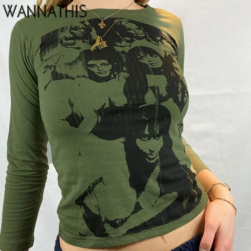 WannaThis Cotton Punk Tee Casual Shirts Women Long Sleeve Portrait Print Top O-Neck Sexy Hip Hop Tops Woman Human Head 2021 Tops
WannaThis Cotton Punk Tee Casual Shirts Women Long Sleeve Portrait Print Top O-Neck Sexy Hip Hop Tops Woman Human Head 2021 Tops