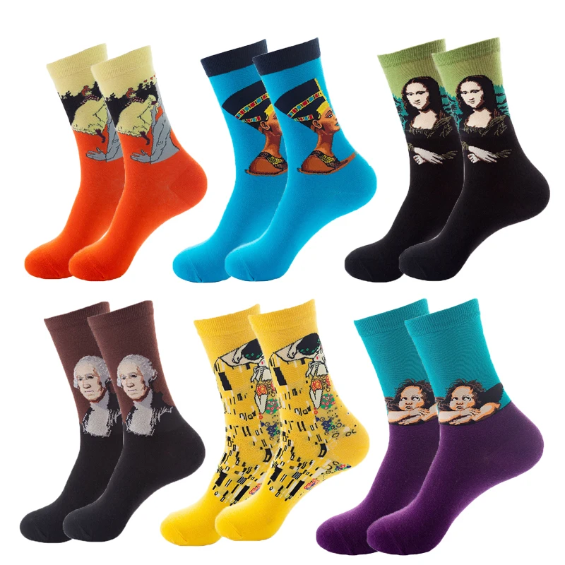 Men Women Cartoon Stockings Cotton Starry Night Art World Famous Oil Painting Socks Unisex Funny Novelty Socks 
Men Women Cartoon Stockings Cotton Starry Night Art World Famous Oil Painting Socks Unisex Funny Novelty Socks