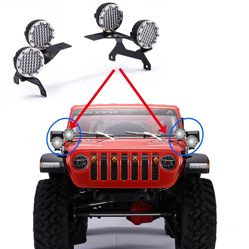 Фары круглые прожекторные фары для 1/10 Traxxas TRX4 Bronco G500 TRX6 G63 AXIAL SCX10 III JEEP Crawler Автомобильные украшения
Фары круглые прожекторные фары для 1/10 Traxxas TRX4 Bronco G500 TRX6 G63 AXIAL SCX10 III JEEP Crawler Автомобильные украшения