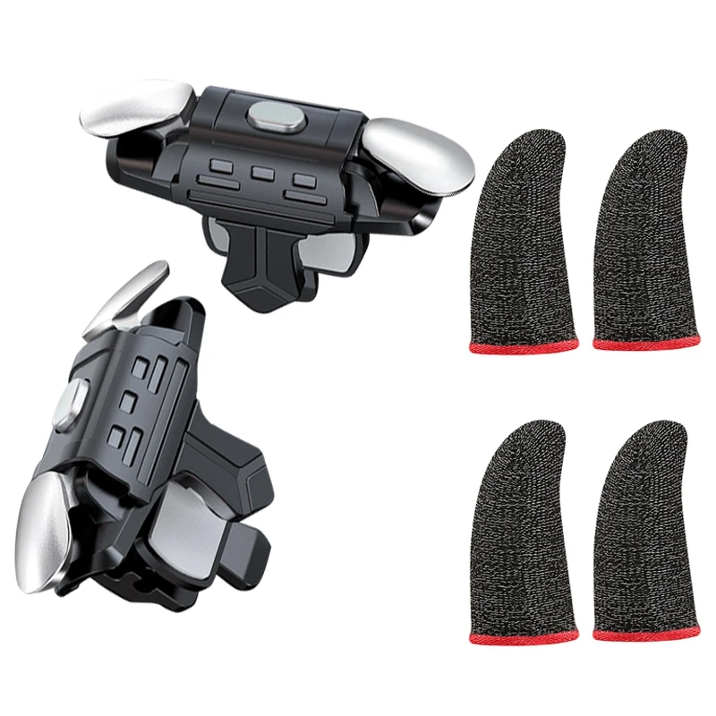 AS02 Handle Game Controller,Physical Keys Gaming Finger Sets for PUBG Joystick Metal Mobile Game Artifact
AS02 Handle Game Controller,Physical Keys Gaming Finger Sets for PUBG Joystick Metal Mobile Game Artifact
