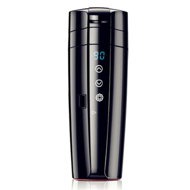 Portable Car Heating Cup Water Kettle Mug Stainless Steel Warmer Bottle 12V 24V Intelligent Temperature Control LCD Display
Portable Car Heating Cup Water Kettle Mug Stainless Steel Warmer Bottle 12V 24V Intelligent Temperature Control LCD Display