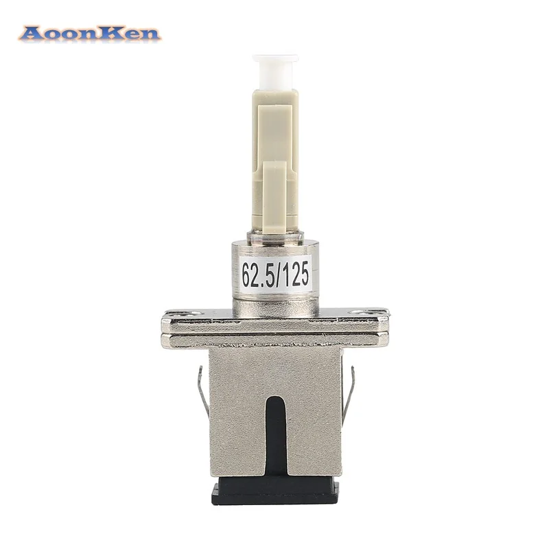 SC Female-LC Male Multimode MM62.5/125 Fiber Optic Adapter Transfer Flange Coupler SC-LC Adapter
SC Female-LC Male Multimode MM62.5/125 Fiber Optic Adapter Transfer Flange Coupler SC-LC Adapter