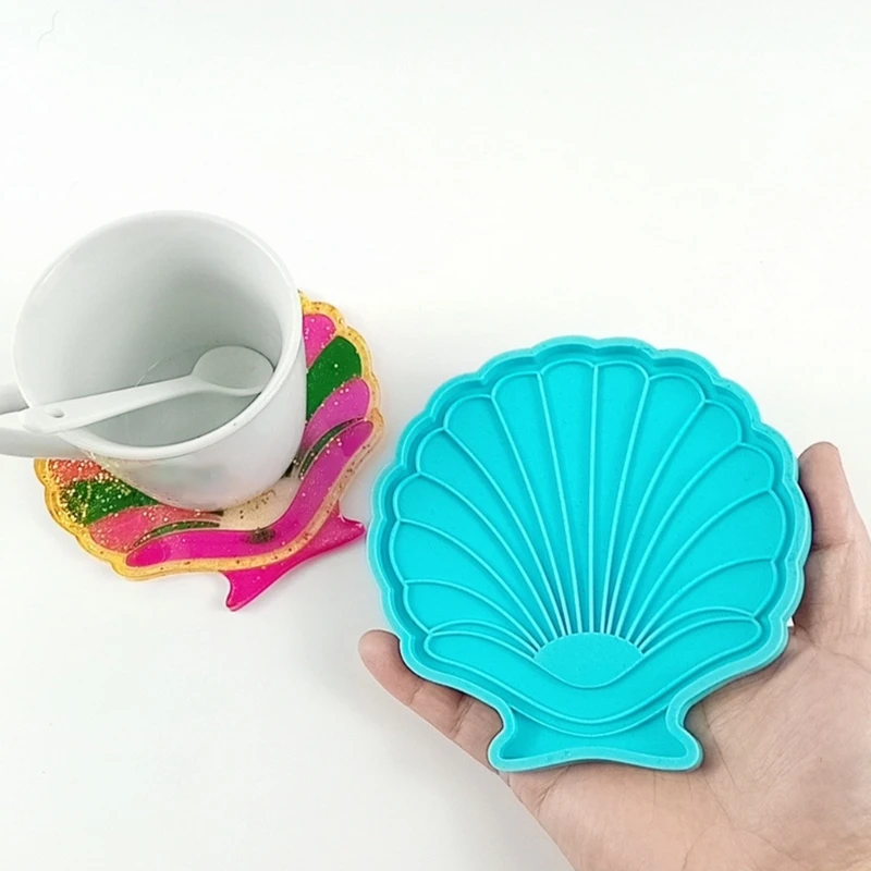 2022 New Shell Shape Coaster Epoxy Resin Mold Cup Mat Pad Silicone Mould DIY Crafts Decorations Ornaments Casting Tool
2022 New Shell Shape Coaster Epoxy Resin Mold Cup Mat Pad Silicone Mould DIY Crafts Decorations Ornaments Casting Tool