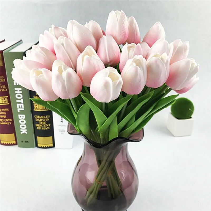 10pcs Home Garden Artificial Tulips Flowers Real Touch Artificial Bouquet Fake Flower Wedding Party Decorations Tulip Flower
10pcs Home Garden Artificial Tulips Flowers Real Touch Artificial Bouquet Fake Flower Wedding Party Decorations Tulip Flower