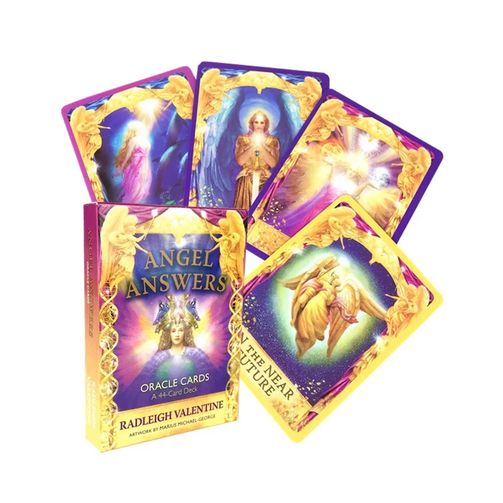 44Pcs Party Playing Card Deck Board Games Entertainment Angel Answers Oracle Cards Deck Trustworthy Guidance Guardian
44Pcs Party Playing Card Deck Board Games Entertainment Angel Answers Oracle Cards Deck Trustworthy Guidance Guardian