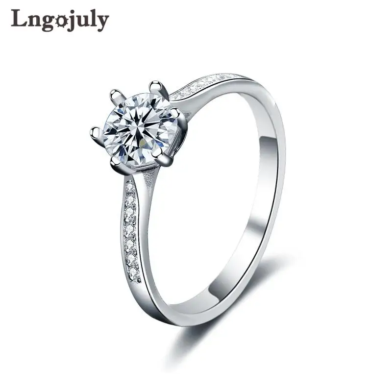 Pure 925 Sterling Silver Women Ring 1 Carat Moissanite Wedding Ring For Women Engagement Party Silver 925 Jewelry Gifts
Pure 925 Sterling Silver Women Ring 1 Carat Moissanite Wedding Ring For Women Engagement Party Silver 925 Jewelry Gifts