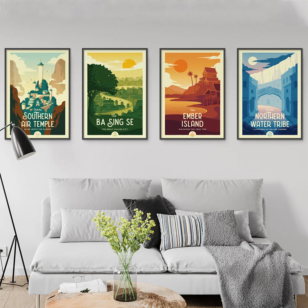 Nordic Retro Movie Travel HD Posters Anime Art Prints Canvas Painting Vintage Wall Pictures For Living Room Home Decor
Nordic Retro Movie Travel HD Posters Anime Art Prints Canvas Painting Vintage Wall Pictures For Living Room Home Decor