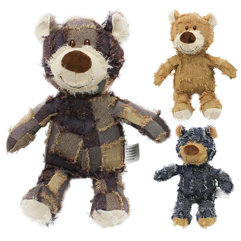 Funny Cute Bear Pet Stuffed Animal Plush Chew Toys Doll For Dogs Puppy Bite Resistant Molar Chew Squeak Toy For Teeth Cleaning
Funny Cute Bear Pet Stuffed Animal Plush Chew Toys Doll For Dogs Puppy Bite Resistant Molar Chew Squeak Toy For Teeth Cleaning