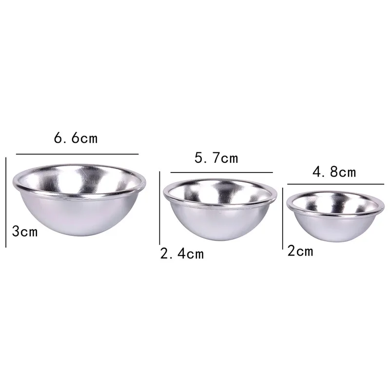 6pcs/set Bath Bomb Molds Aluminum Alloy Ball Sphere Bath Bomb Mold Cake Baking Pastry Mould
6pcs/set Bath Bomb Molds Aluminum Alloy Ball Sphere Bath Bomb Mold Cake Baking Pastry Mould