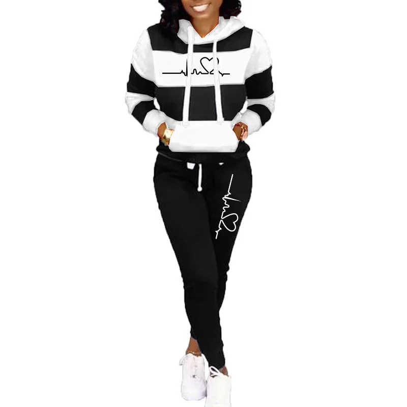 Winter Tracksuit 2 Piece Set Sweatshirt Print Hoodies+Pants Sportwear Women's Sports Suit Female Hooded Hoodies Suit
Winter Tracksuit 2 Piece Set Sweatshirt Print Hoodies+Pants Sportwear Women's Sports Suit Female Hooded Hoodies Suit