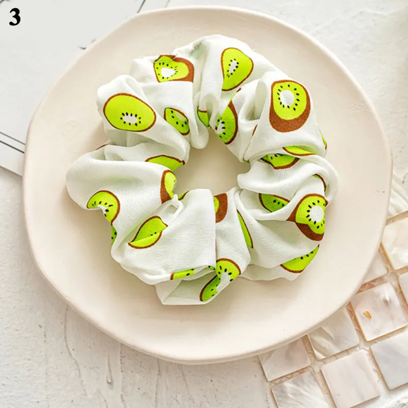 Sweet Fruit Print Scrunchies Elastic Hair Rubber Band Avocado Lychee Hair Rope Lemon Grapefruit Pear Peach Hair Accessories
Sweet Fruit Print Scrunchies Elastic Hair Rubber Band Avocado Lychee Hair Rope Lemon Grapefruit Pear Peach Hair Accessories