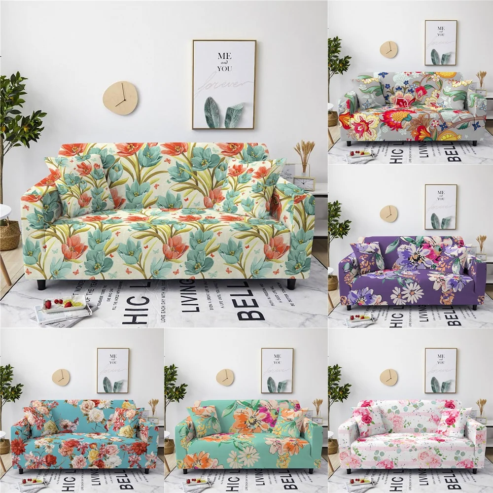Nordic Floral Stretch Sofa Slipcovers Colorful Flowers Sectional Elastic Sofa Covers Living Room L Shape Anti-slip Couch Cover
Nordic Floral Stretch Sofa Slipcovers Colorful Flowers Sectional Elastic Sofa Covers Living Room L Shape Anti-slip Couch Cover