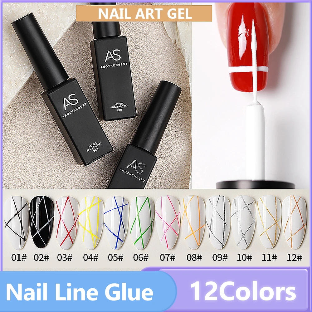 NEW 12 Color Nail Art Gel Nail Polish Soak Off Gel UV/LED Semi Permanent Color Nail Varnish Line Gel Nail Polish 1PCS
NEW 12 Color Nail Art Gel Nail Polish Soak Off Gel UV/LED Semi Permanent Color Nail Varnish Line Gel Nail Polish 1PCS