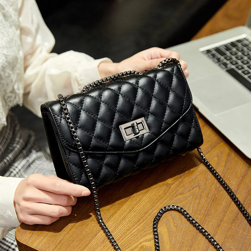2021 new versatile one-shoulder cross-body bag fashion small fragrance wind rhomboid chain
2021 new versatile one-shoulder cross-body bag fashion small fragrance wind rhomboid chain