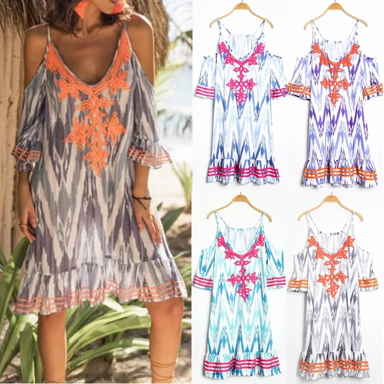 2020 Spring and Autumn Women's Long Skirt Sexy Off-Shoulder Printed Dress Plus Size Women's Clothing
2020 Spring and Autumn Women's Long Skirt Sexy Off-Shoulder Printed Dress Plus Size Women's Clothing