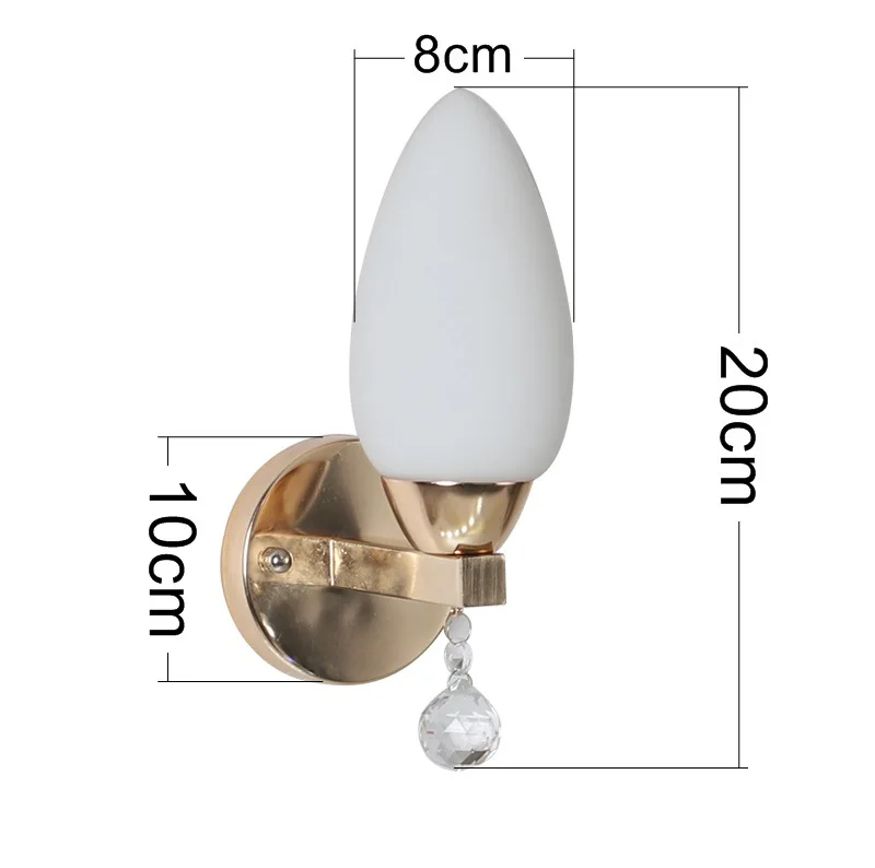 Modern simple Wall Lamp bedroom bedside living room background Wall Lamp corridor lamp creative personality glass Lamp 
Modern simple Wall Lamp bedroom bedside living room background Wall Lamp corridor lamp creative personality glass Lamp