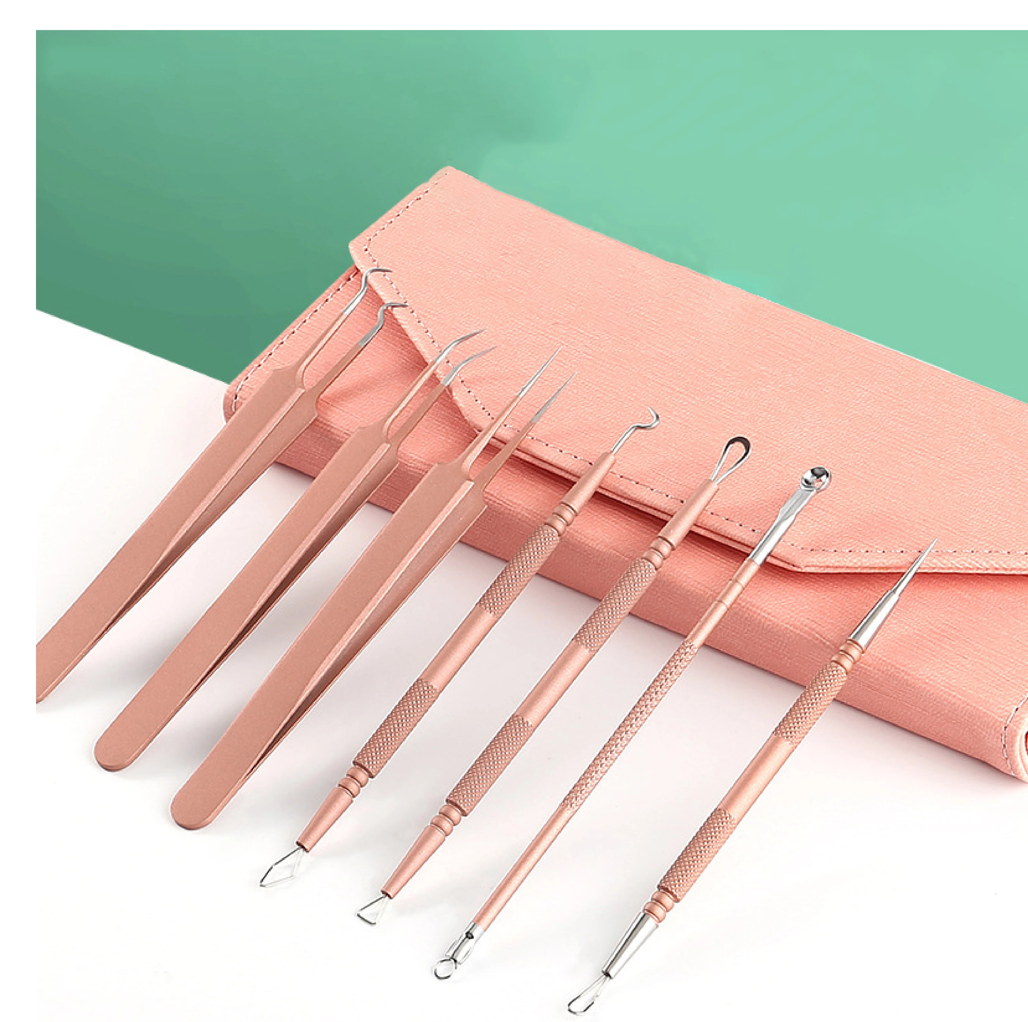 7PCS/1Set Stainless Steel Extractor Blackhead Remover Needles Acne Pimple Blemish Treatments Face Skin Care Beauty Tools
7PCS/1Set Stainless Steel Extractor Blackhead Remover Needles Acne Pimple Blemish Treatments Face Skin Care Beauty Tools