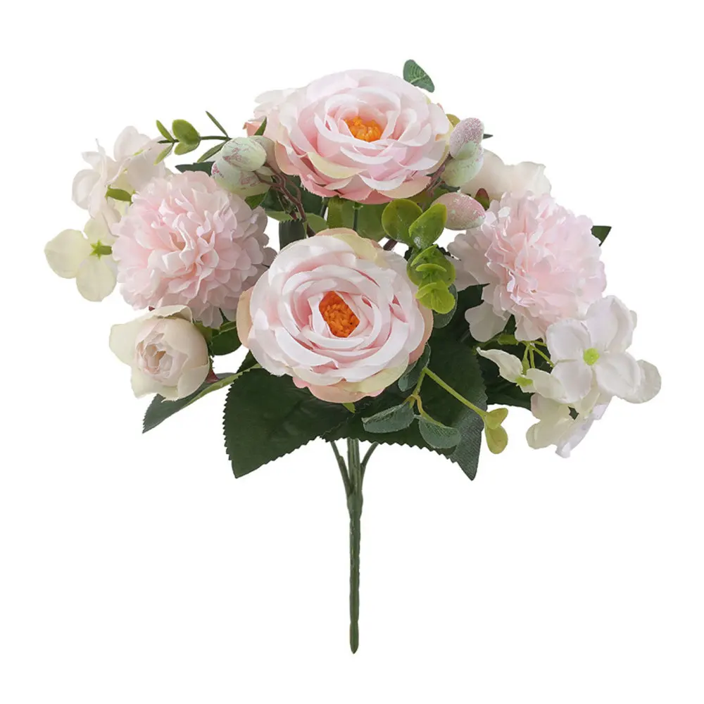 Искусственные розы с цветами искусственный букет 50 г реквизит из металлической
