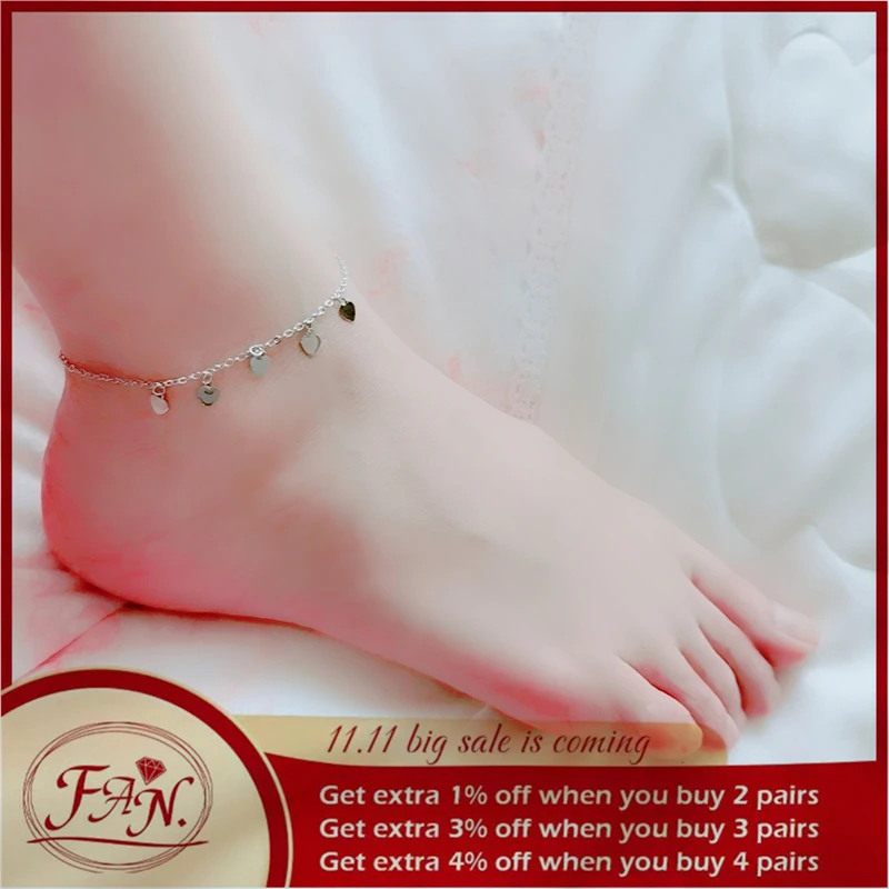 2021 New Trend Hot Summer Nice Gift Cool and Fresh Silver Color Small Simple Heart Style Single Layer Foot Anklet for Girl Women
2021 New Trend Hot Summer Nice Gift Cool and Fresh Silver Color Small Simple Heart Style Single Layer Foot Anklet for Girl Women