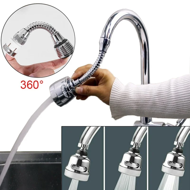 Kitchen Rotating Sink Faucet Connector Dual Mode Adjustable Water Saving Extended Tap Bubbler Filter Shower Head Water-tap 
Kitchen Rotating Sink Faucet Connector Dual Mode Adjustable Water Saving Extended Tap Bubbler Filter Shower Head Water-tap