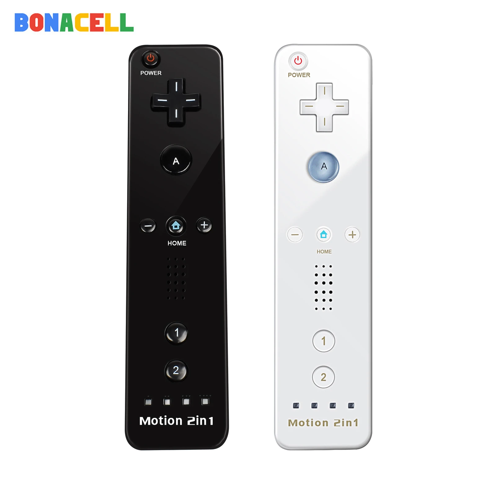 Bonacell 2 in 1 Wireless Gamepad For Nintendo Wii Game Remote Controller for Wii Remote Controller Joystick without Motion Plus
Bonacell 2 in 1 Wireless Gamepad For Nintendo Wii Game Remote Controller for Wii Remote Controller Joystick without Motion Plus
