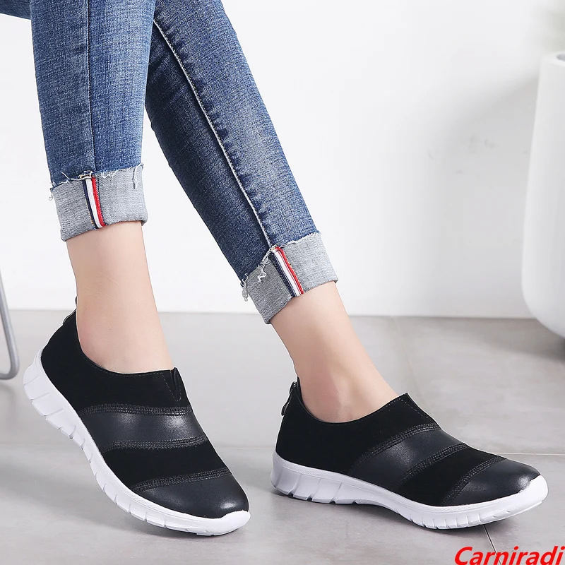 Fashion Lightweight Leather Elastic Band Casual Shoes Women Baskets Slip-on Retro Sport Sneakers Ladies Non-slip Flats Loafers
Fashion Lightweight Leather Elastic Band Casual Shoes Women Baskets Slip-on Retro Sport Sneakers Ladies Non-slip Flats Loafers