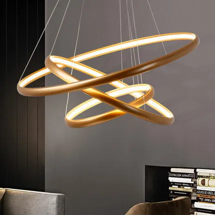 Modern Pendant Lights For Living Room Dining Room 4/3/2/1 Circle Rings Led Lighting Ceiling Lamp Fixtures luminaire suspendu
Modern Pendant Lights For Living Room Dining Room 4/3/2/1 Circle Rings Led Lighting Ceiling Lamp Fixtures luminaire suspendu