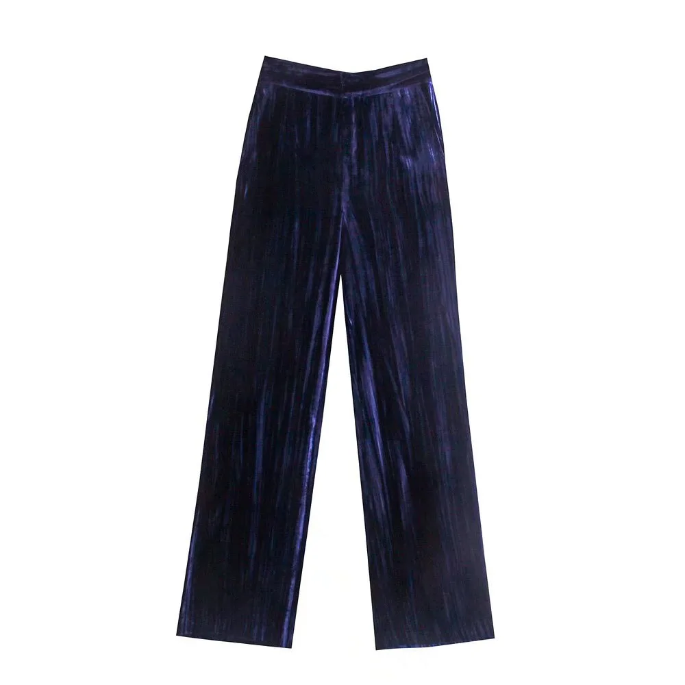 DiYiG WOMAN 2021 autumn and winter new women's clothing high quality retro fashion high waist velvet wide leg casual pants
DiYiG WOMAN 2021 autumn and winter new women's clothing high quality retro fashion high waist velvet wide leg casual pants