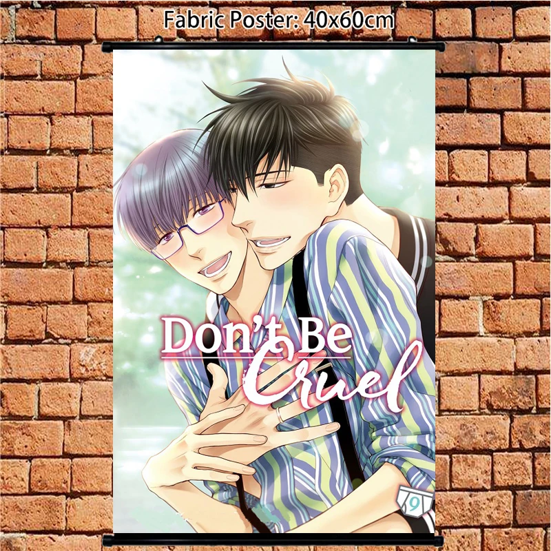 Anime Poster Don't Be Cruel Nemugasa Takashi BL Wall Scroll Painting 60x40cm Art Prints Room Home Decoration
Anime Poster Don't Be Cruel Nemugasa Takashi BL Wall Scroll Painting 60x40cm Art Prints Room Home Decoration