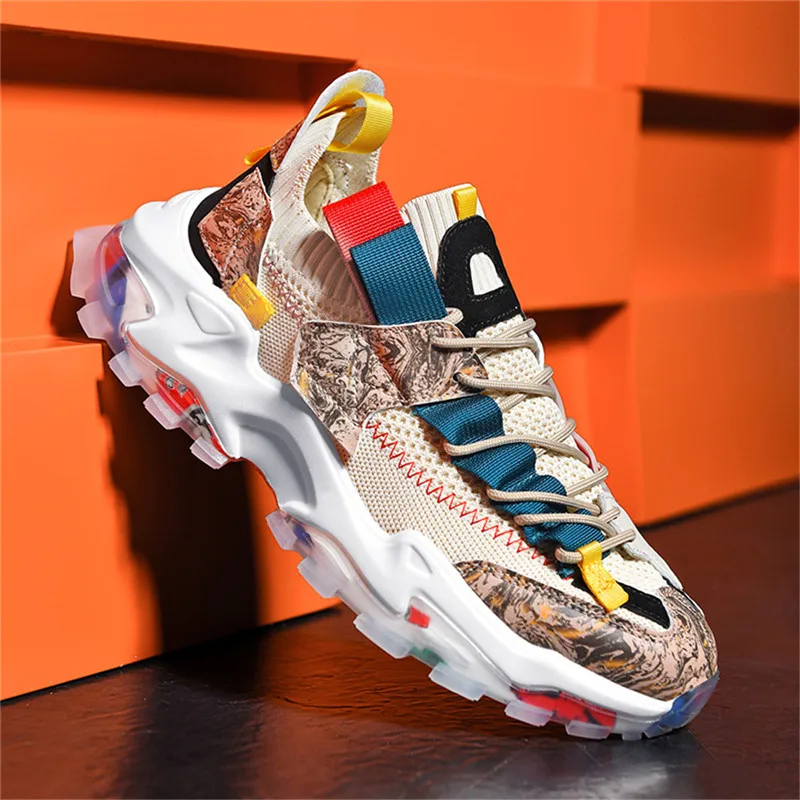 New Thick Bottom Dad Shoes Chunky Sneakers Running Sport Shoes Breathable Trendy Graffiti Casual Athletic Footwear Boys Big Size
New Thick Bottom Dad Shoes Chunky Sneakers Running Sport Shoes Breathable Trendy Graffiti Casual Athletic Footwear Boys Big Size
