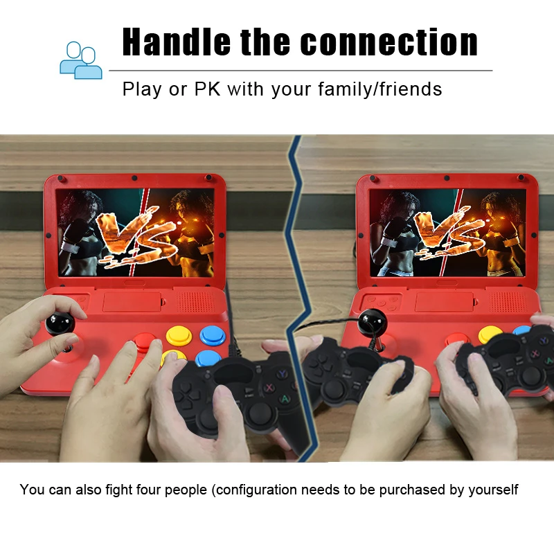 A13 Detachable Arcade Joystick Portable Handheld Retro Gaming Consoles 10-inch HD Screen Output Music Video Player
A13 Detachable Arcade Joystick Portable Handheld Retro Gaming Consoles 10-inch HD Screen Output Music Video Player
