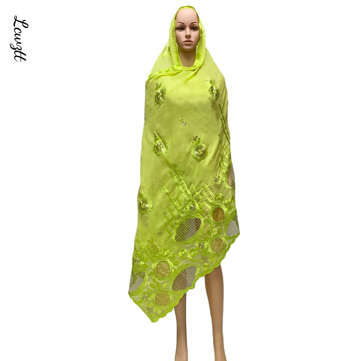 New African Women Scarf Soft Cotton With Dold Chip Scarf Dubai Isalmic Scarf Embroidery Muslim Hijab for Shawls Wraps 220*104 cm
New African Women Scarf Soft Cotton With Dold Chip Scarf Dubai Isalmic Scarf Embroidery Muslim Hijab for Shawls Wraps 220*104 cm