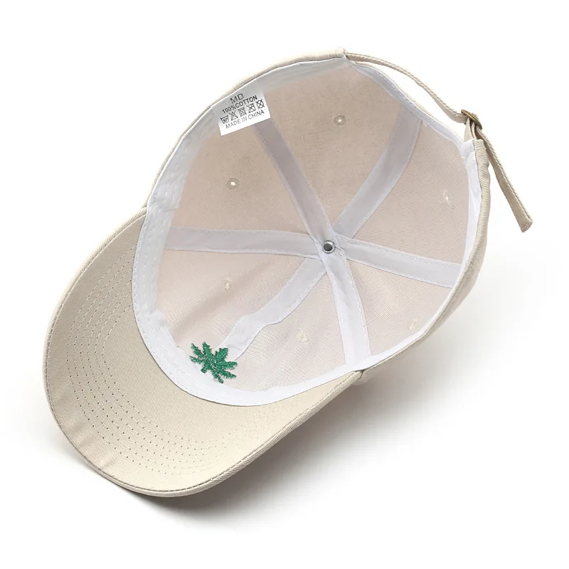 Simple women's small fresh leaf embroidery cotton caps street men's sports and leisure sun shade baseball caps 
Simple women's small fresh leaf embroidery cotton caps street men's sports and leisure sun shade baseball caps