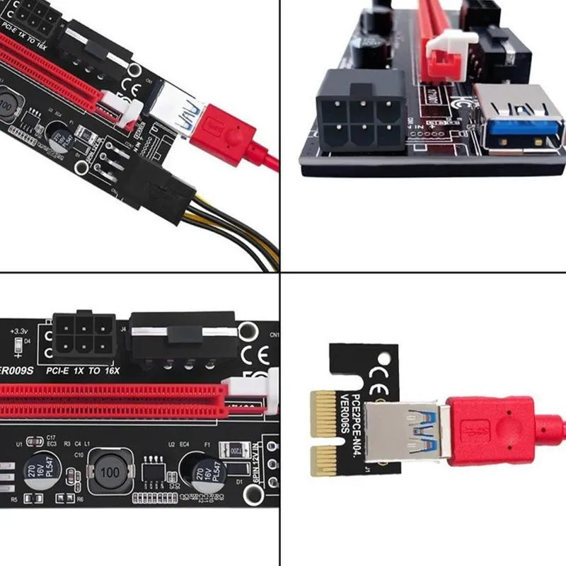 15Pin To 6 Pin Power Cable USB Cables Ver009 Usb 3.0 Express 009S 8X 16X Sata Adapters Card Ver Riser 4X Extender Pci-E 1X V1O6
15Pin To 6 Pin Power Cable USB Cables Ver009 Usb 3.0 Express 009S 8X 16X Sata Adapters Card Ver Riser 4X Extender Pci-E 1X V1O6