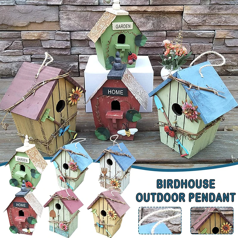Wooden Ormament with Birdhouse Shaped Durable Environmently Friendly Useful Suit for Living Room Garden Courtyard Home
Wooden Ormament with Birdhouse Shaped Durable Environmently Friendly Useful Suit for Living Room Garden Courtyard Home