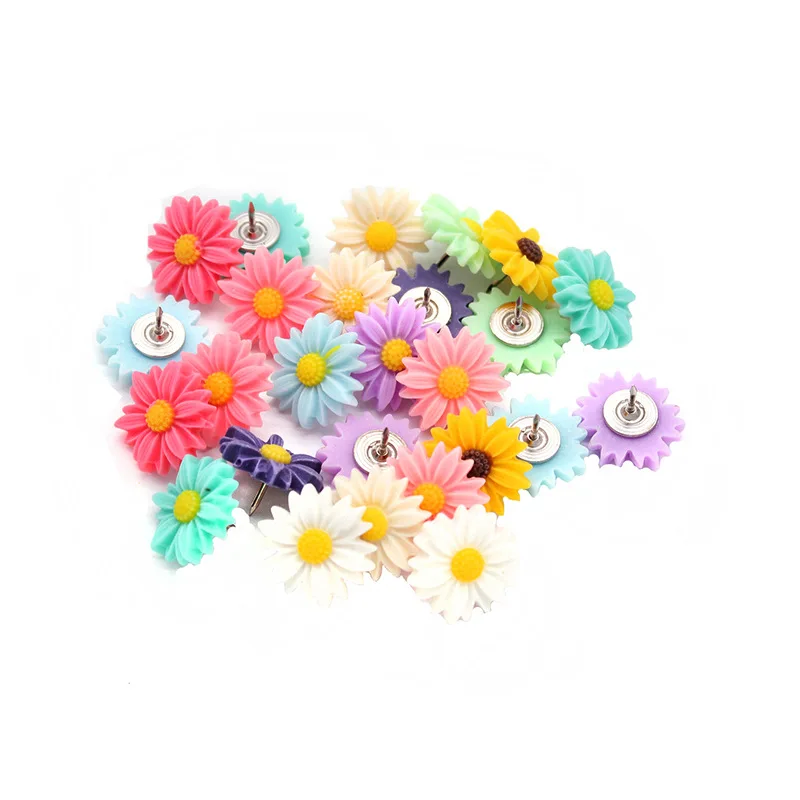 30pcs/box Daisy Flower Map Thumbtacks Wood Push Pins Diy Thumb Tacks For Photos Cork Board
30pcs/box Daisy Flower Map Thumbtacks Wood Push Pins Diy Thumb Tacks For Photos Cork Board