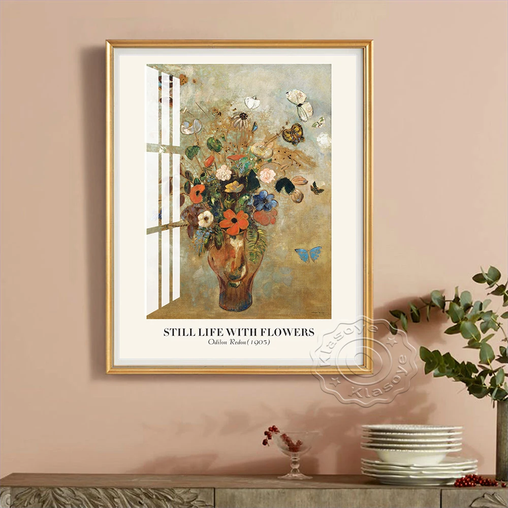 Odilon Redon Exhibition Museum Poster Vintage Art Prints Flower Canvas Painting Still Life Retro Wall Stickers Hallway Decor
Odilon Redon Exhibition Museum Poster Vintage Art Prints Flower Canvas Painting Still Life Retro Wall Stickers Hallway Decor